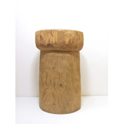 Stolik Stołek okrągły Donica pełne drewno TEAK 45cm